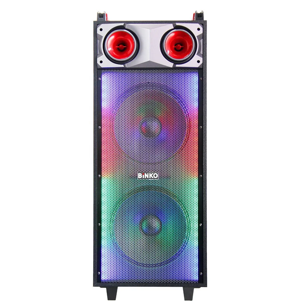 

Portable high quality loud super bass RGB light led smart speaker waterproof party speaker