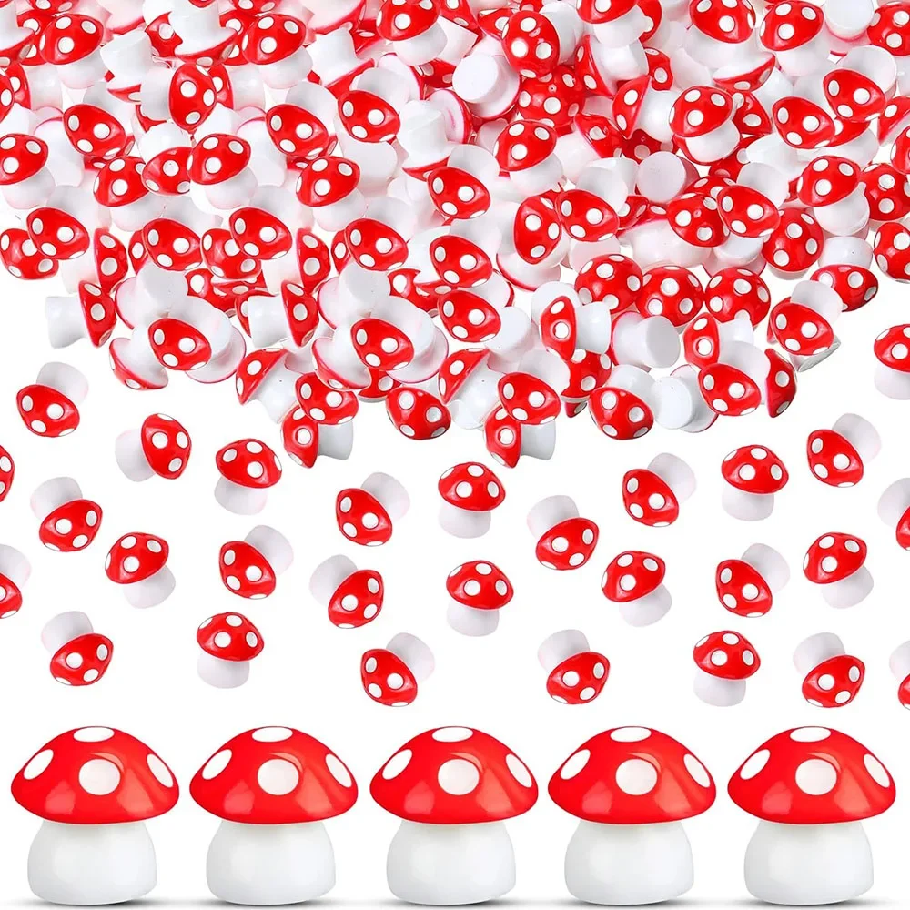 

Мини-грибы из смолы 50 шт.