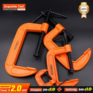 Сверхмощный зажим для быстрой деревообработки G-образный зажим утолщенный G-образный инструмент быстросъемный храповой механизм сжатие рабочий разбрасыватель гаджет DIY инструмент