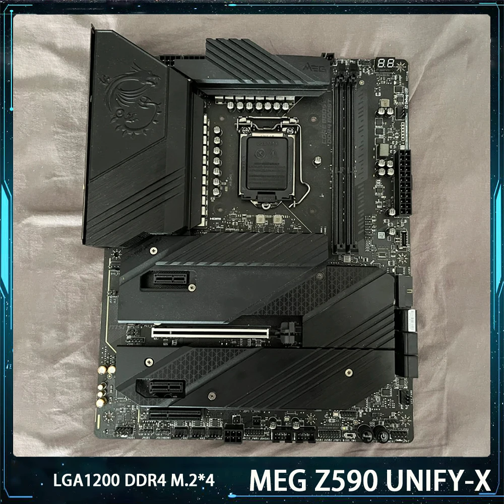 

MEG Z590 UNIFY-X For Msi LGA1200 DDR4 64G SATA3*6 M.2*4 USB3.2 Support I9 ATX Desktop Motherboard Original Quality Fast Ship