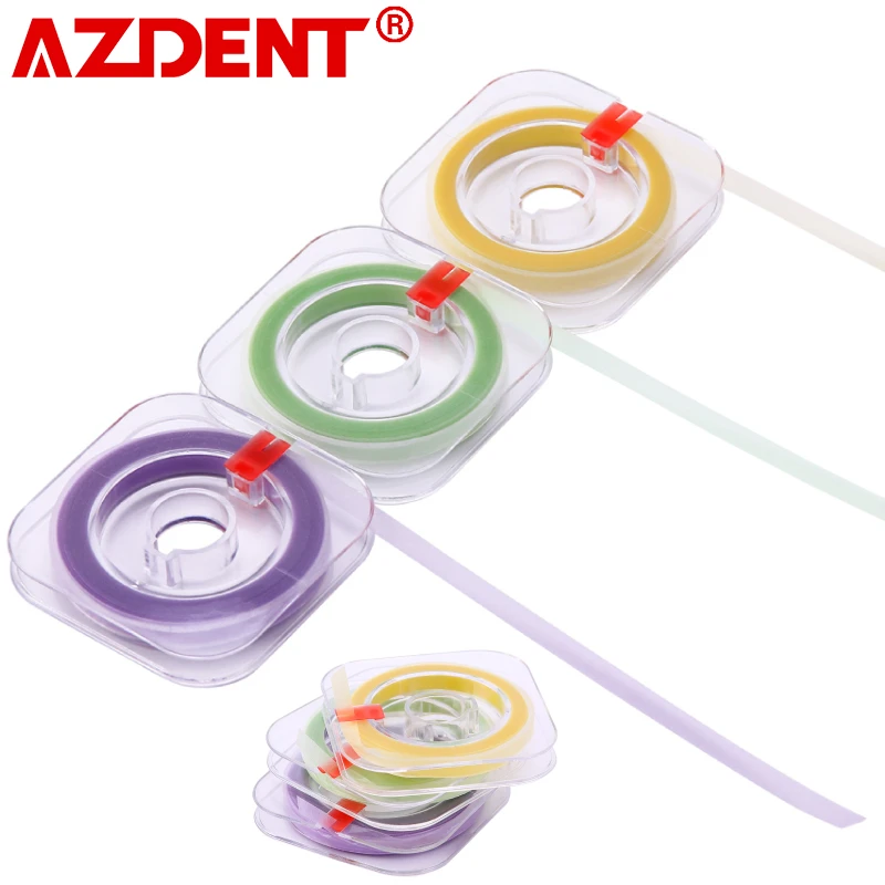 AZDENT Dental Polishing Strip Roll 6m*4mm Tooth Interdental Resin Teeth Grinding Sanding Shaping Dentist Material Dentist Tool