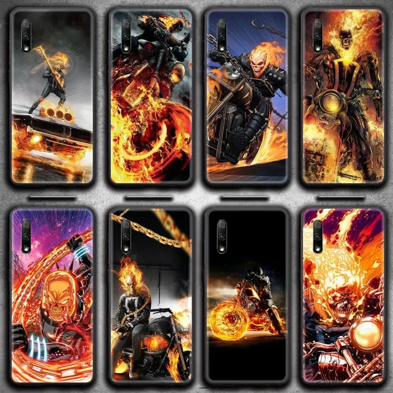 

Ghost Rider Phone Case For Huawei Nova 6se 7 7pro 7se honor 7A 8A 7C 9C Play