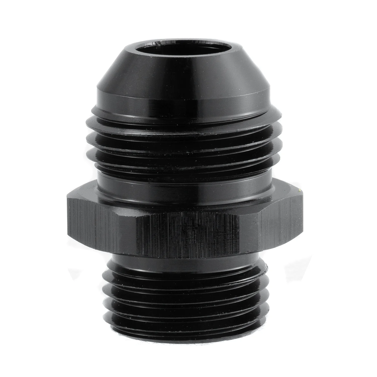 

-10AN Flare To -8 ORB O Ring Boss Adapter AN Fitting BLACK