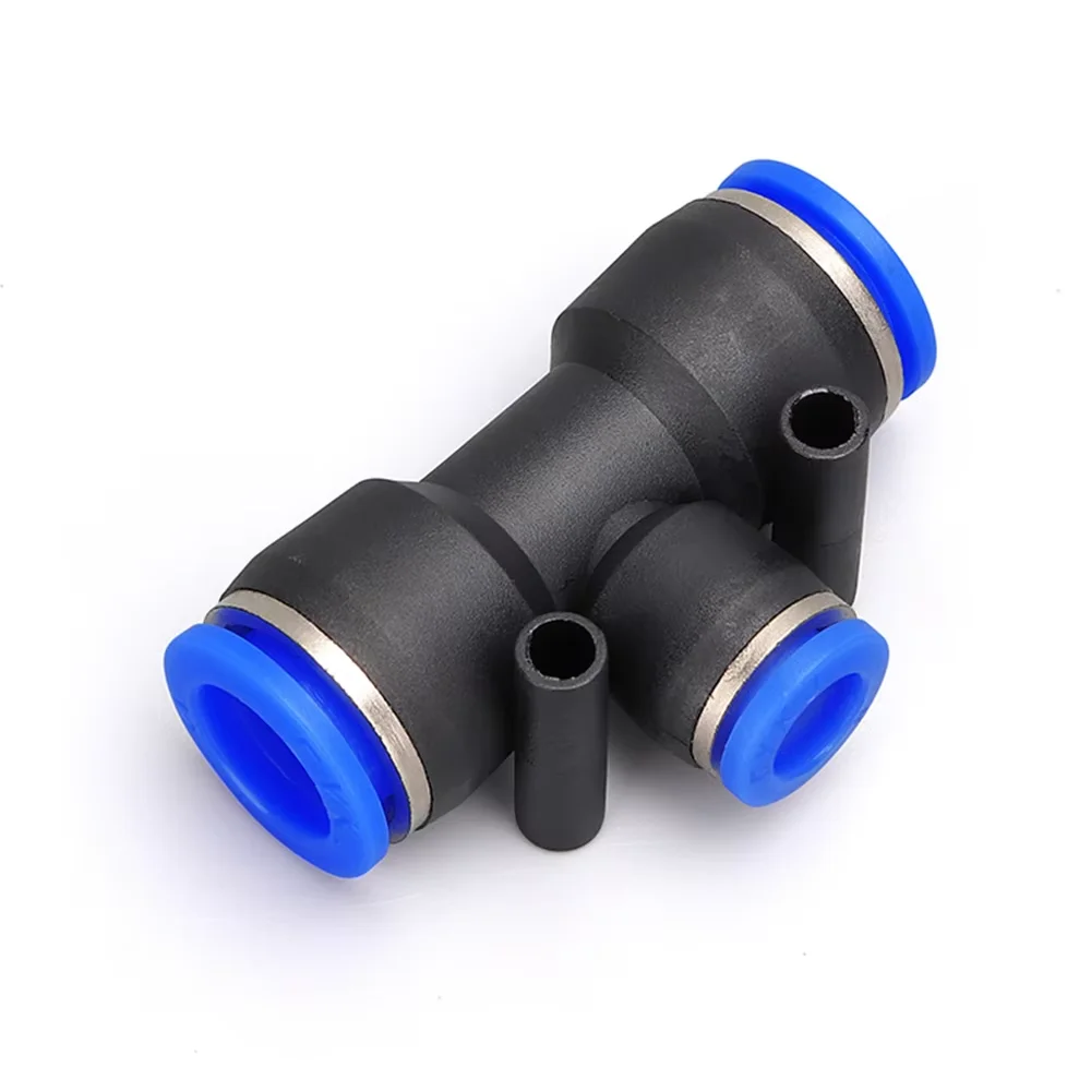 Пневматический разъем PEG быстроразъемный тройник редуктор Т-образный