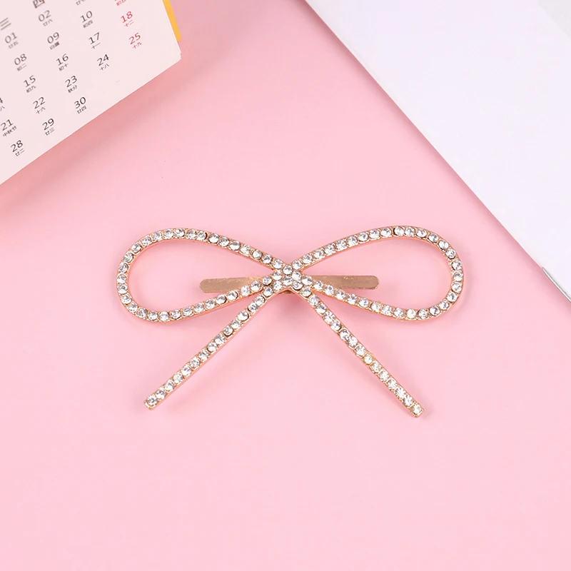 

Women Shoes Clips Shoe Charms Jewelry Bowknot Shoes Decorative Accessories Crystal Decorations