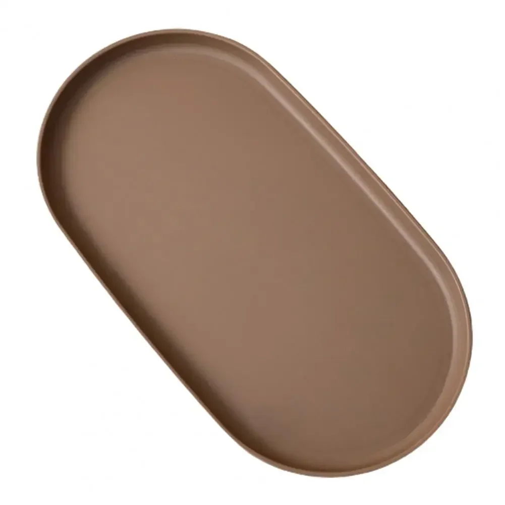 

Пластиковая овальная десертная тарелка