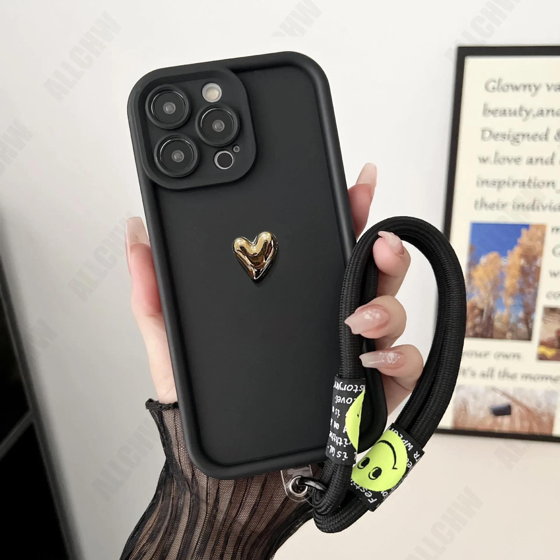 Фото Мягкий силиконовый чехол для телефона с 3D золотым сердцем для Xiaomi Mi 9 10 11 12 13 Lite 14 15 Ultra 11i 11X 12X Mi 9T 11T 12T 13T 14T Pro Cover №3