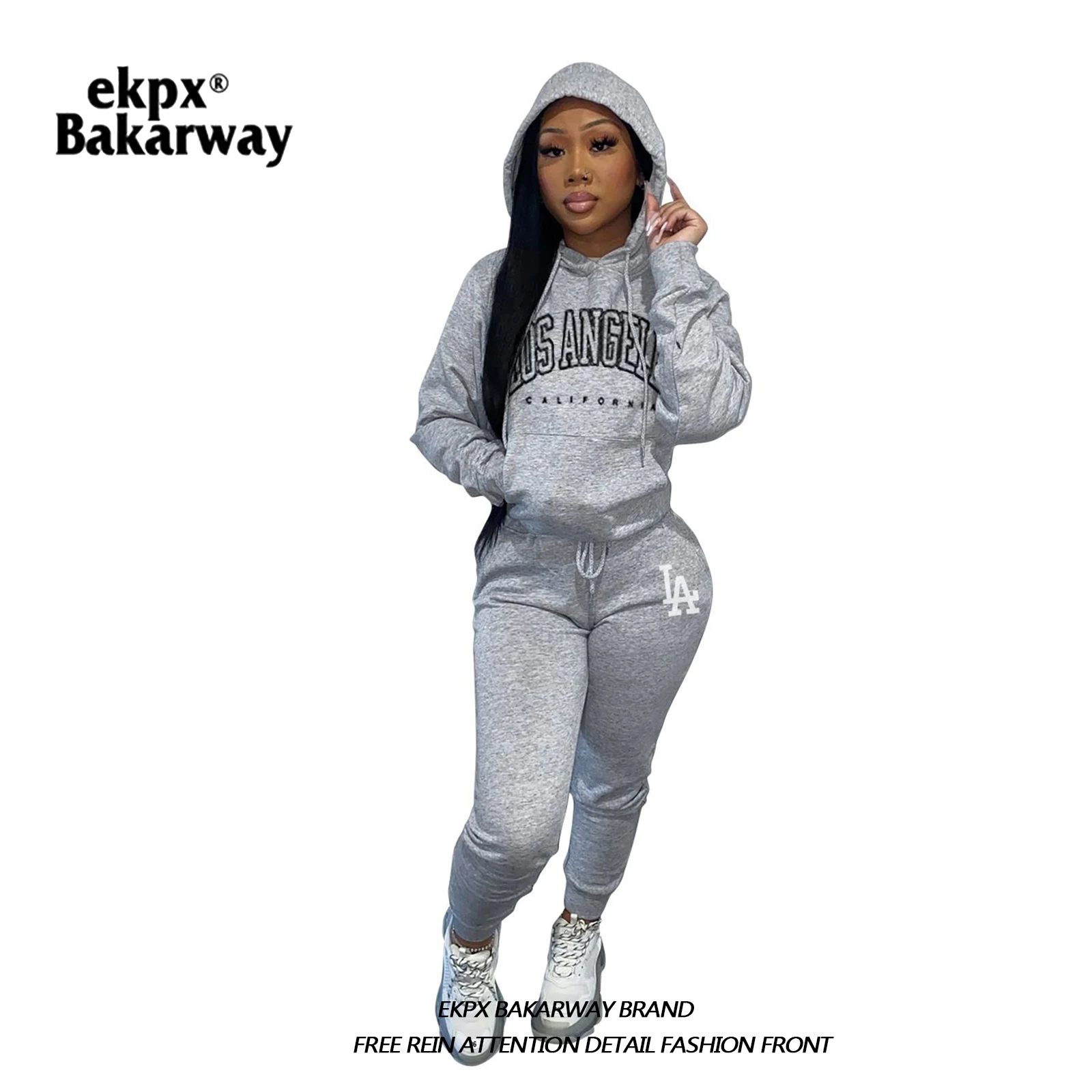 

2022 Casual Tracksuit Women 2 Piece Set Female Hooded Sweatshirt And Pants Sportwear Suit Zipper Hoodies Clothes
