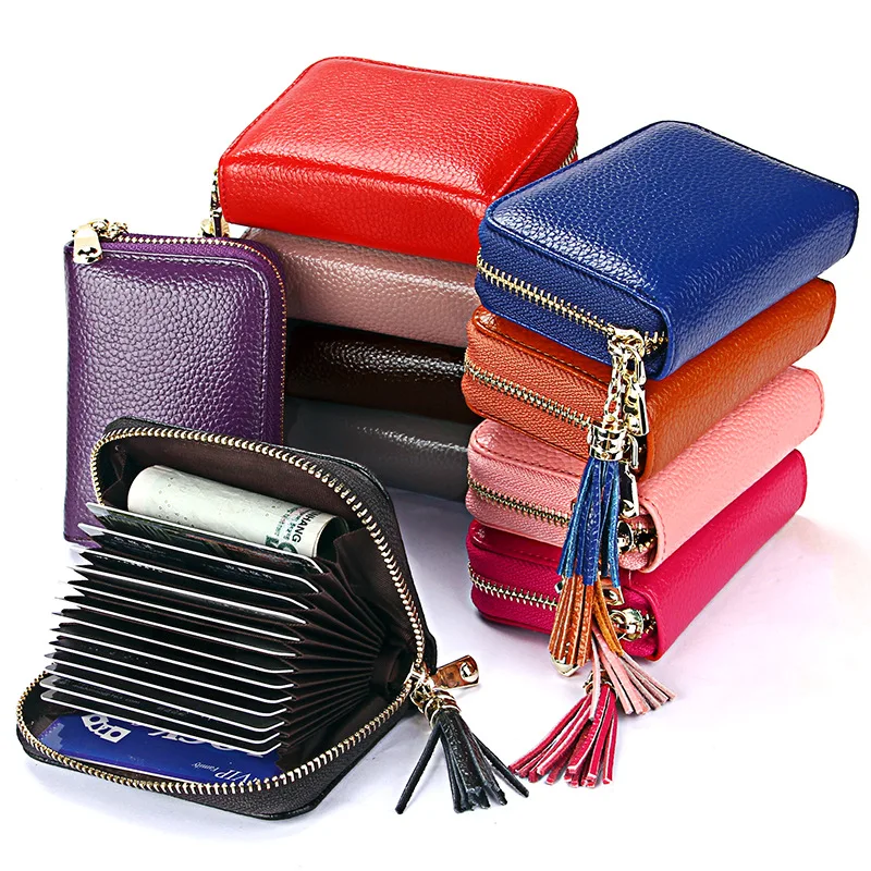 

Tassel Pendant Wallet Organ Zipper Card Holder Korean Version Simple Large-capacity Short Coin Purse Portable Mini Wallet