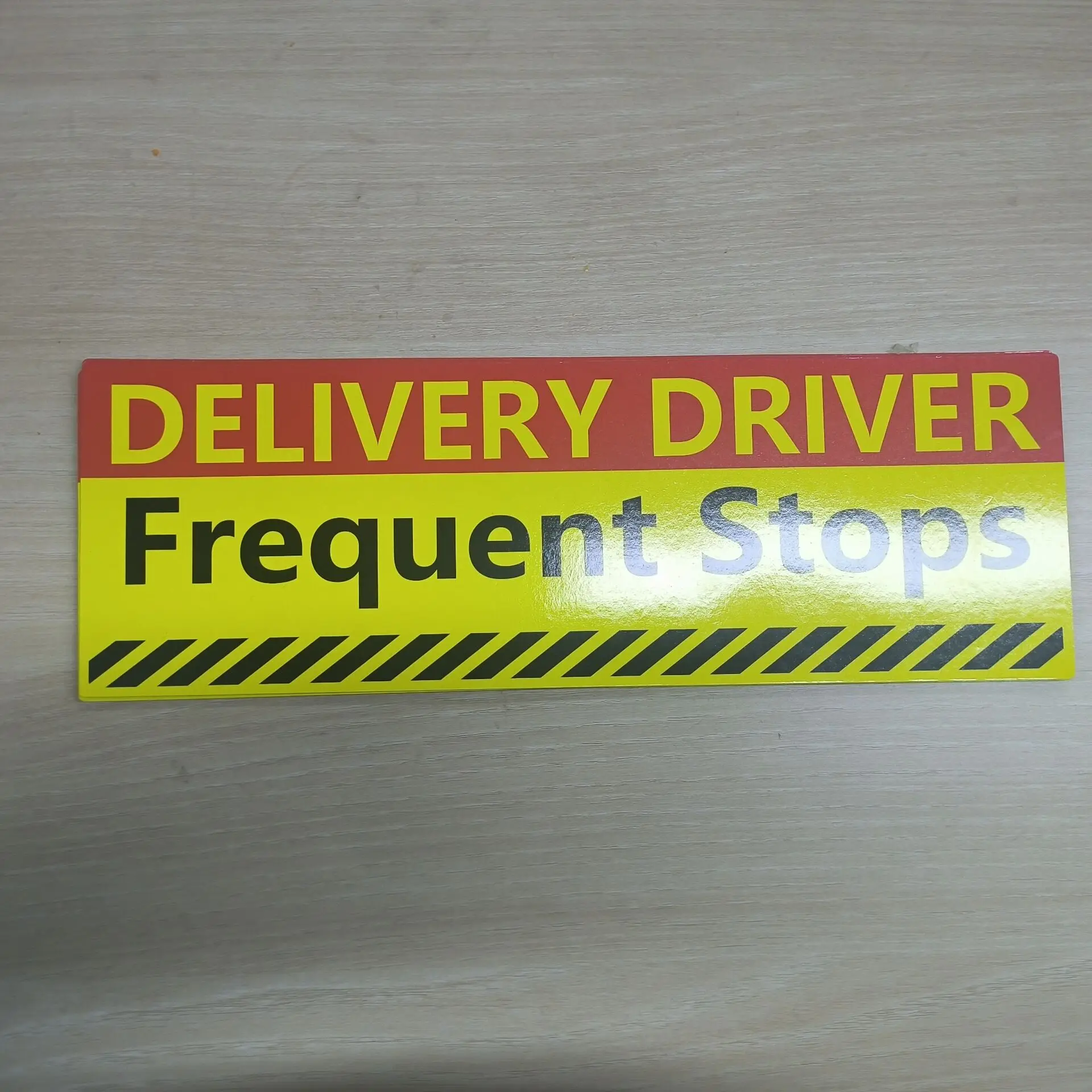 

Магнитные знаки "Часто останавливаюсь" Wootile, 4 шт., 12*4 дюйма, красный и желтый