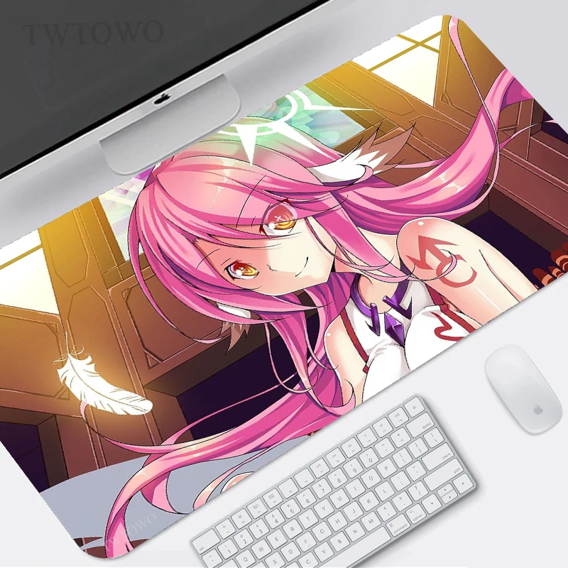 

No Game No Life Mouse Pad Gamer XL Large New HD Computer Mousepad XXL keyboard pad Office Soft Anti Slip PC Desktop Mouse Pad