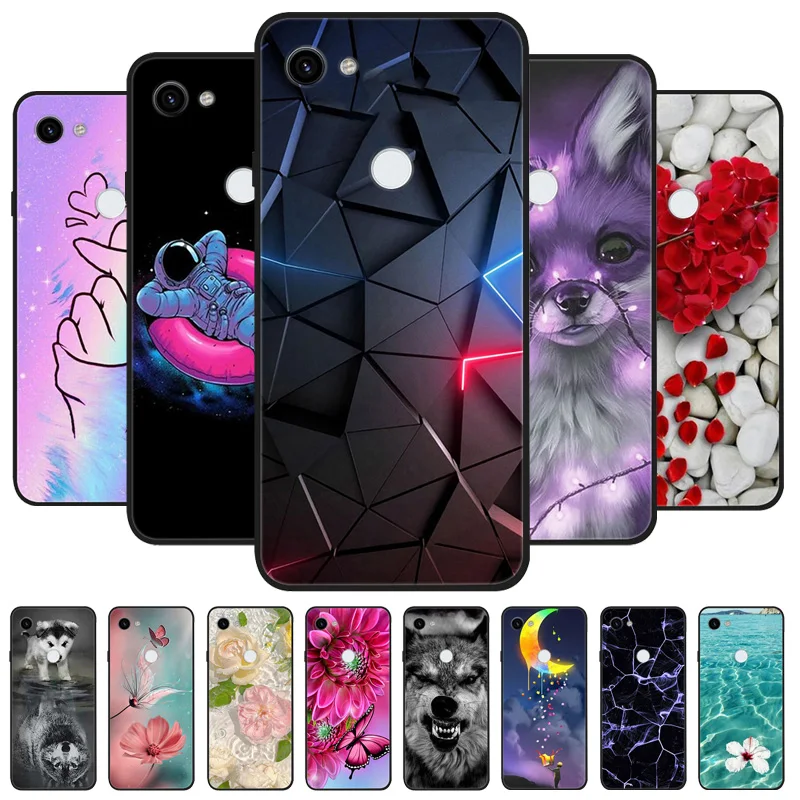 Силиконовые мягкие чехлы для Google Pixel 3a XL