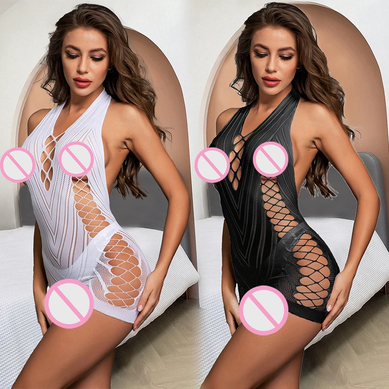 

Woman Lingerie Sexy Fishnet Dress Erotic Babydoll Lingerie Nightgowns Chemise Erotic Lingerie Sexy Sleepwear For Sex Underwear