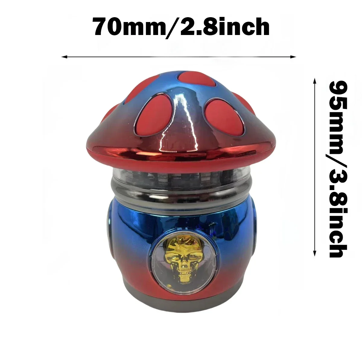 

Металлическая мельница для специй 4 слоя