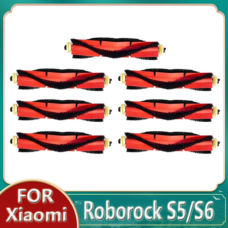 

7Pcs Main Brush Filter For Xiaomi Roborock S6 S5 MAX S50 S55 S60 S65 Sweeping Robot Vacuum Cleaner Accessories Replacement