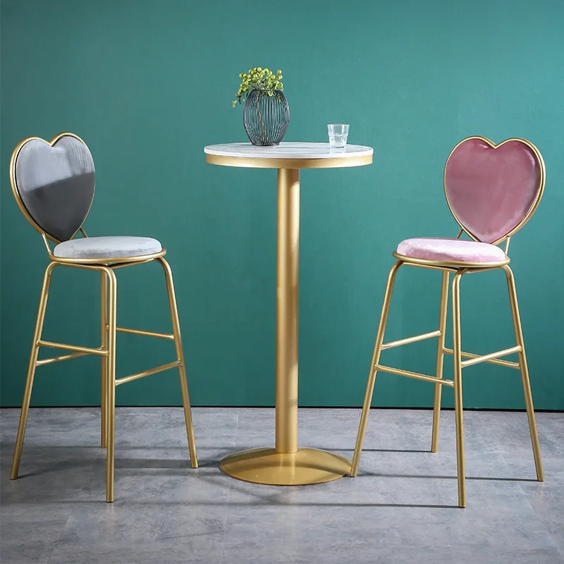 Барные стулья современные барные для чайного магазина легкие Роскошные кофейни