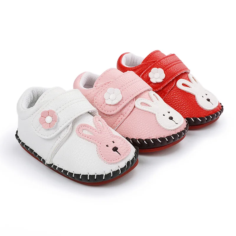 

Boys And Girls Gentleman Shoes Soft Soled White Shoes Leisure Sports Shoes Newborn First Walk 0-18Months Bed Shoes