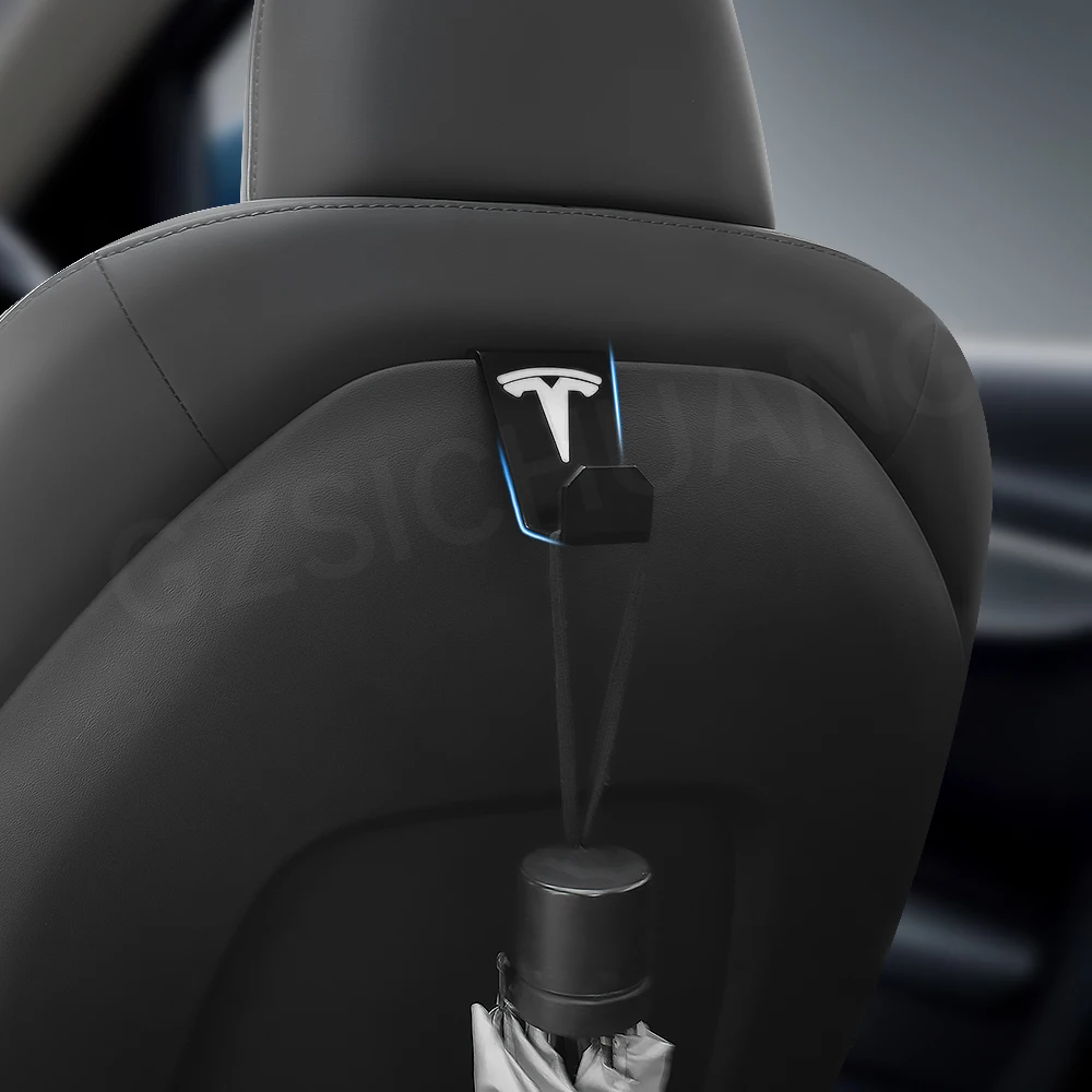 

Car Seat Back Hook Metal Seat Headrest Bag Holder Hangers For Tesla Model 3 Model S Model X Model Y 2023 2022 2021 Accessories