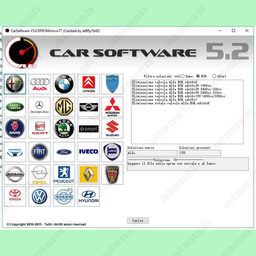 Автомобильное программное обеспечение CarSoftware V5.2 EPROMmicro77 5 2 (Immo Off EGR и инструмент