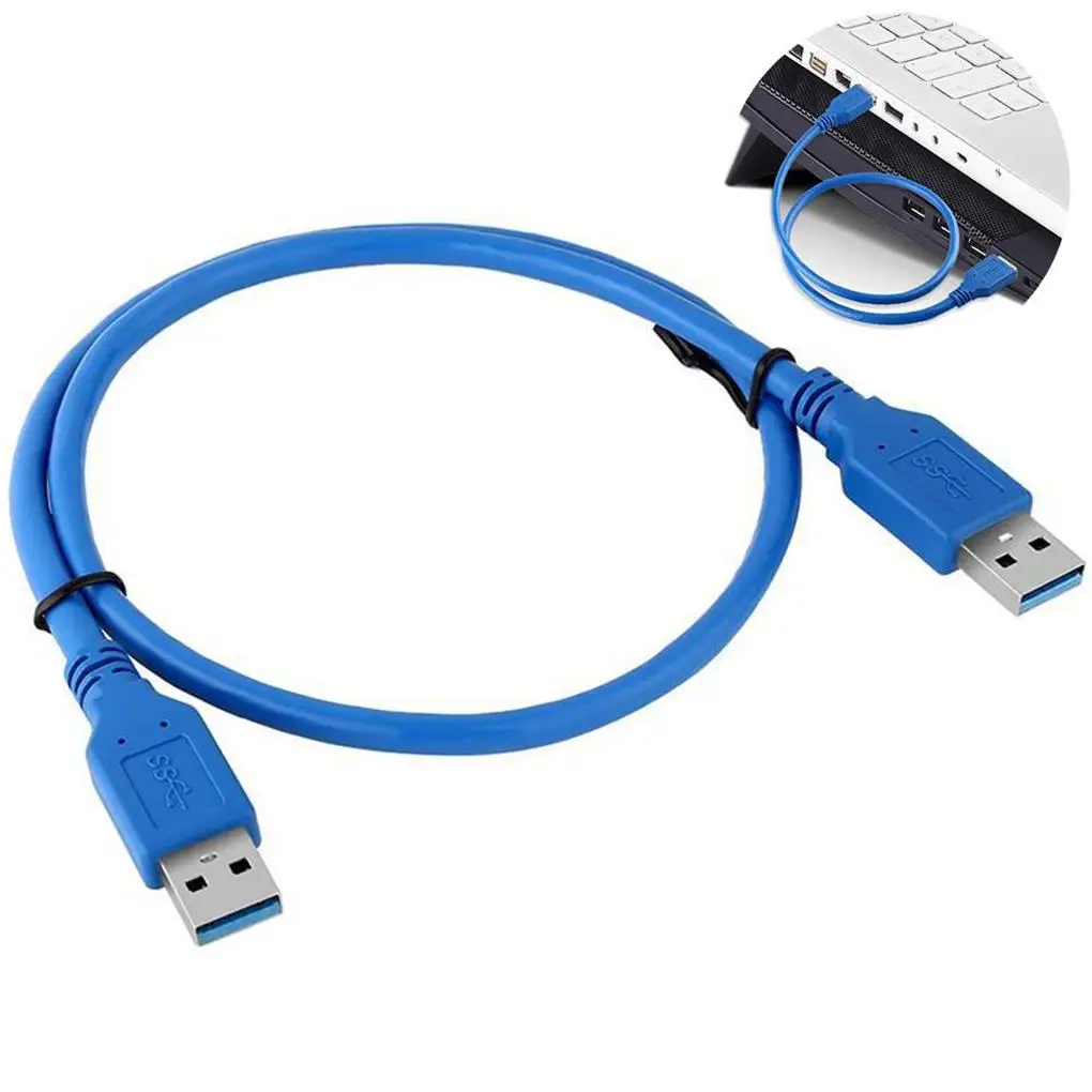 

USB 3 0 кабель для быстрого подключения жесткого диска провод для домашнего офиса адаптирующий шнур для ноутбука кабели «Папа-папа» трансмисс...