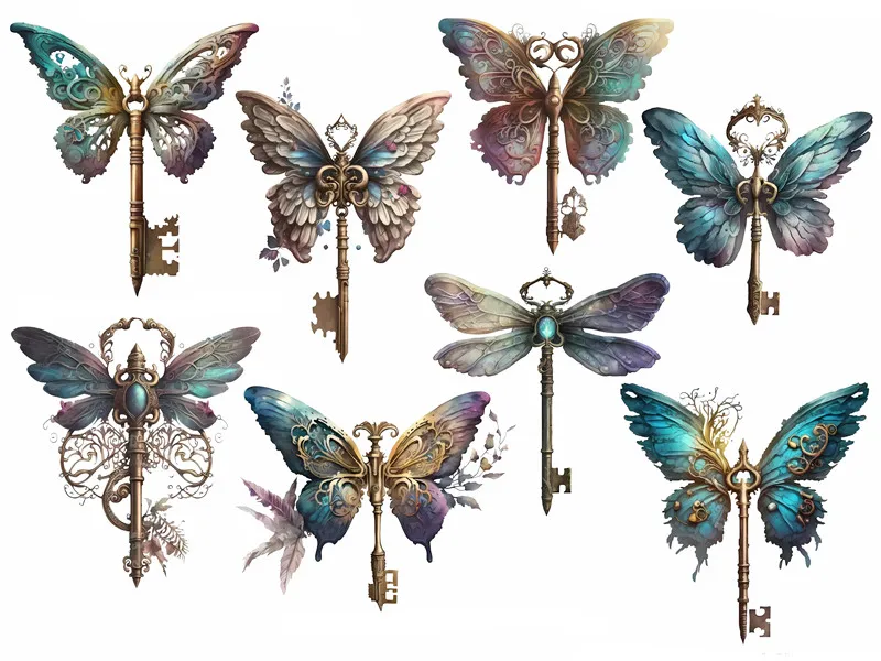 8 шт./упаковка декоративные наклейки для альбома