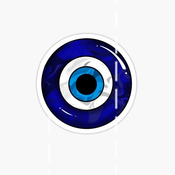 

Evil eye Sticker Adhesive Sticker Leptop Car Glass Modl9 17cm