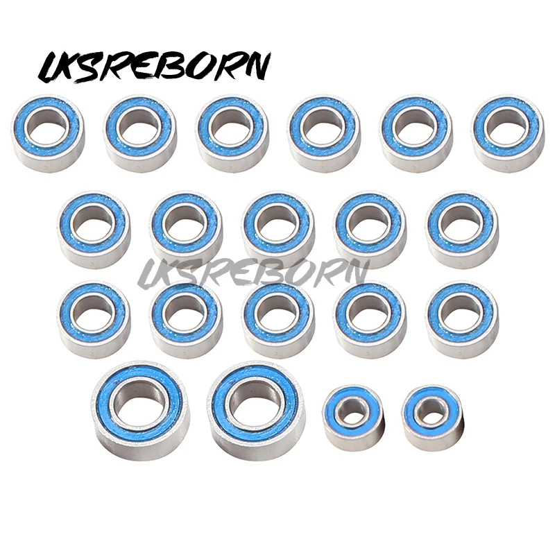 

20pcs Sealed Bearing Kit for Axial SCX24 Gladiator JLU Bronco C10 1/24 RC Crawler Car Upgrade Parts Accessories