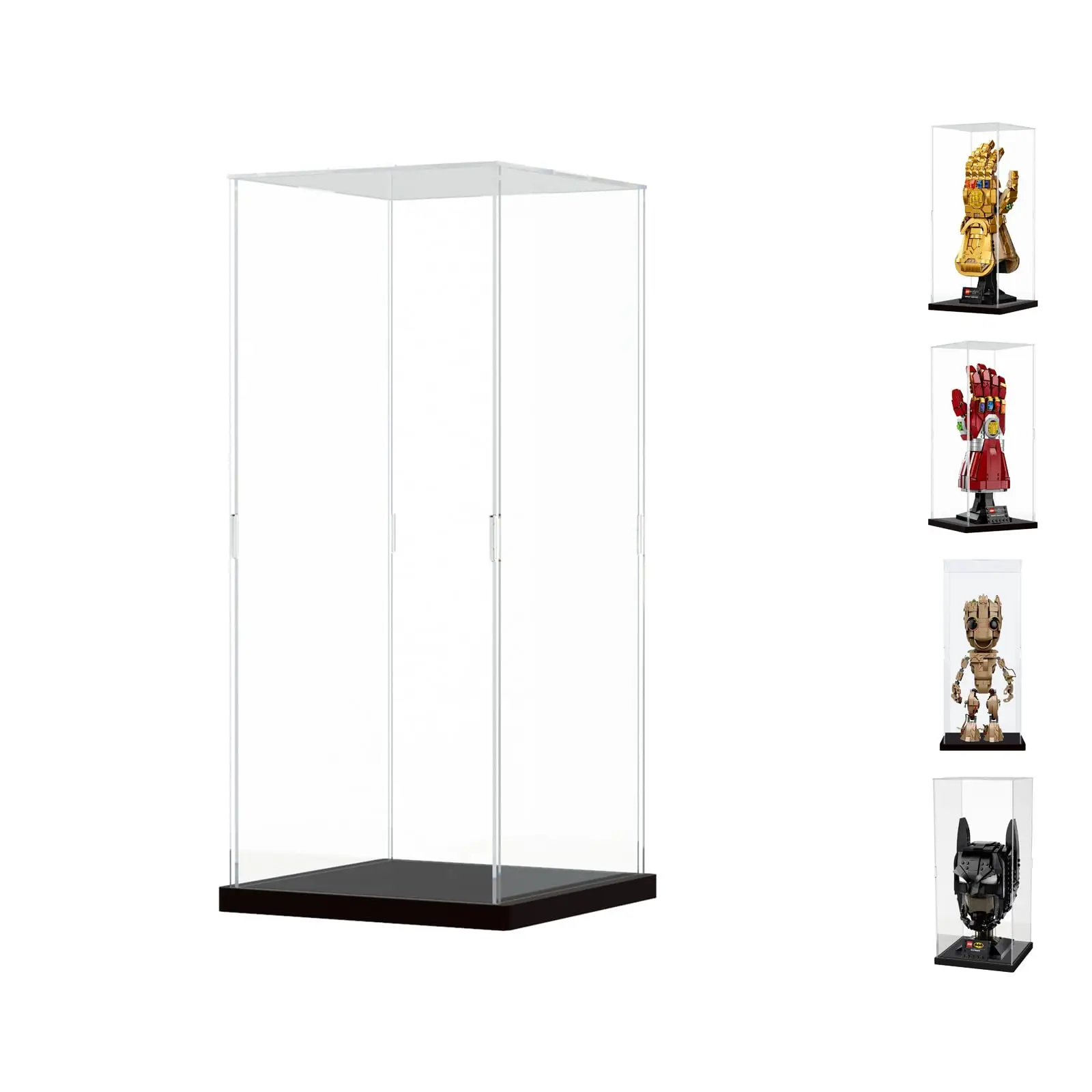 Акриловая самосборка внешний дисплей для Lego Infinity Gauntlet 76191 витрина 76217 76223