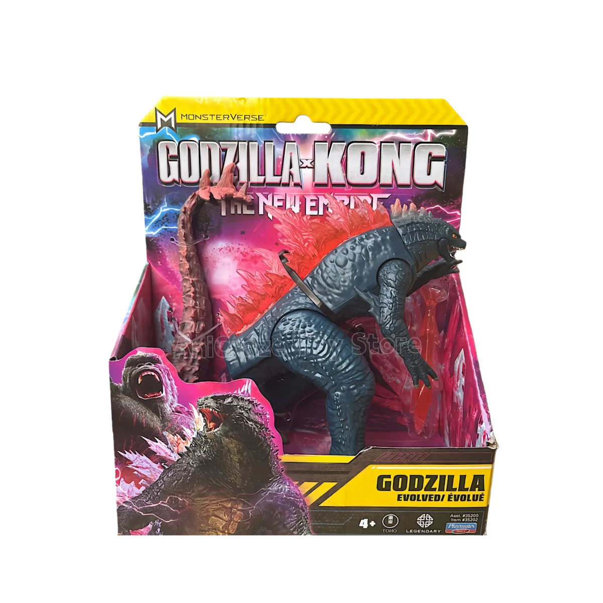 Фото Фигурка Godzilla Vs Kong Ghidorah, изысканная базовая серия Kong, новая империя Godzilla Evolved, подвижные суставы, детская игрушка в подарок №2