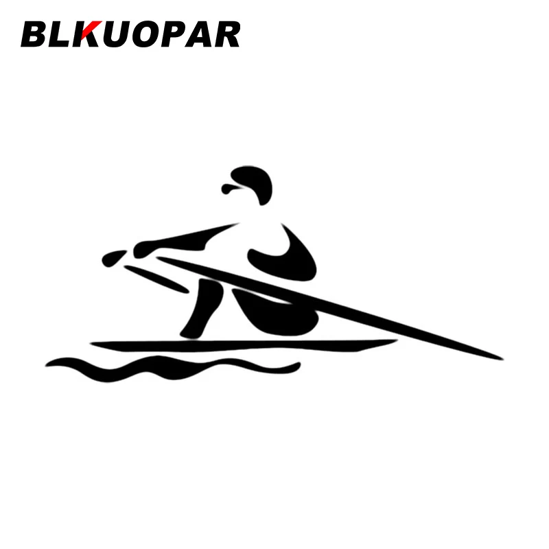 

Интересное украшение для гребли BLKUOPAR, автомобильная наклейка, водонепроницаемая, солнцезащитная, модная, устойчивая к царапинам индивидуальная, забавная, JDM, Стайлинг автомобиля