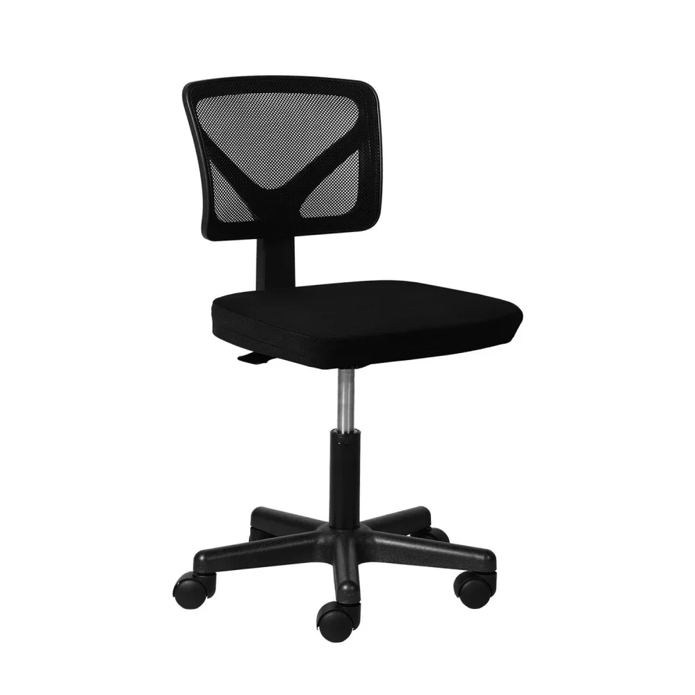 

Office Chair, Armless Desk Chair Task Mesh Computer Chair with Adjustable Height Swiveling Casters for Kids Women Adults