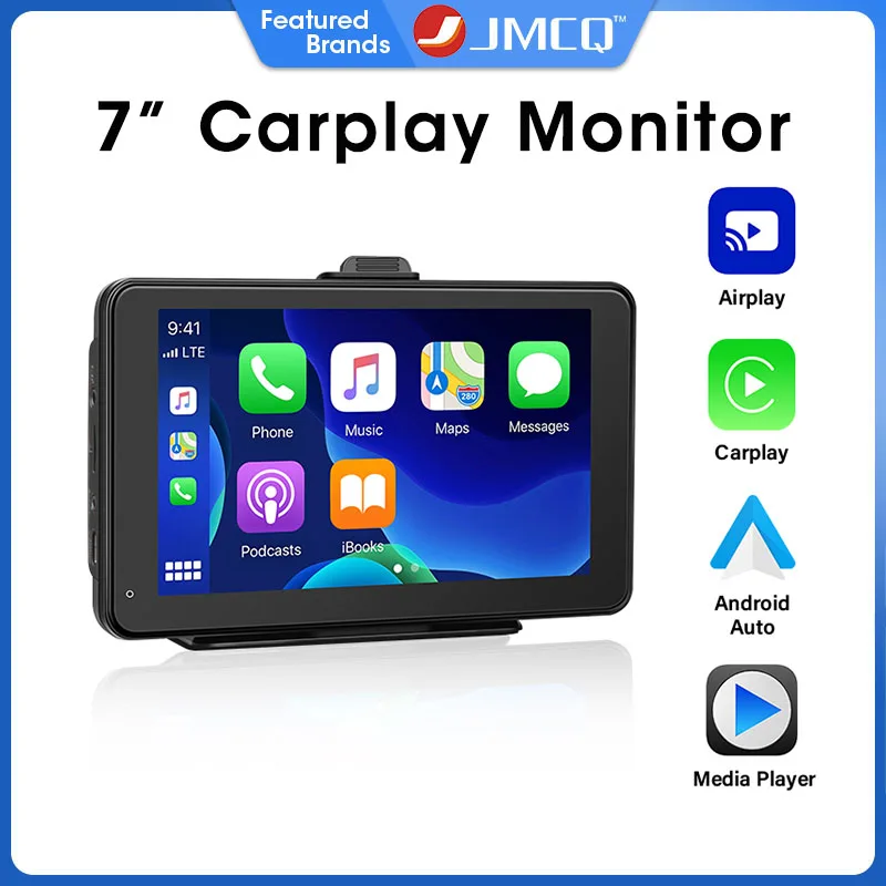 Универсальный 7-дюймовый автомобильный радиоприемник, мультимедийный видеоплеер для Nissan, Toyota, Kia, Honda, Hyundai, поддержка беспроводного Carplay, Android, авто