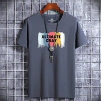 summer new 100 cotton color ink mens short sleeves white solid t shirt men causal o neck basic t shirt male high quality jn22