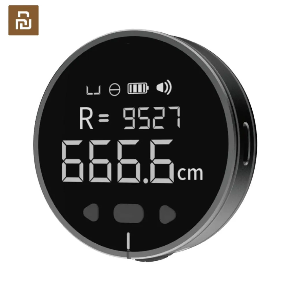 New Youpin DUKA(Atuman) Little Q Electronic Ruler Tape HD LCD Screen Long Standby Rechargeable Ruler From Youpin