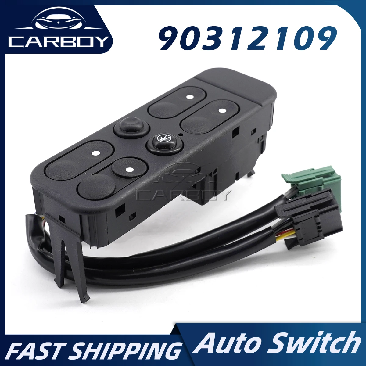 

90312109 Electric Power Window Control Switch Lifter For Opel Vectra 1988 1989 1990 1991 1992-1995 1240600 Child-proof Lock