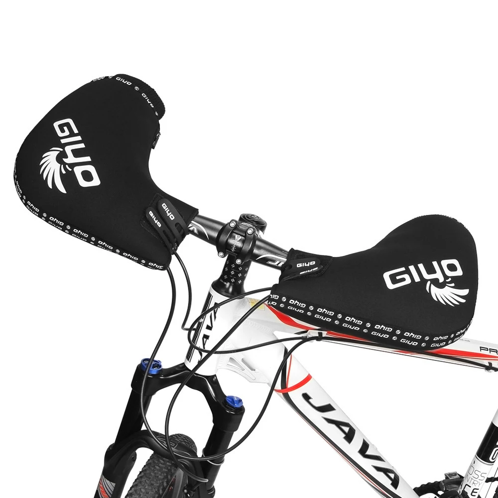 

Велосипедные перчатки на руль зимние теплые ветрозащитные непромокаемые велосипедные рукавицы для бара теплый чехол горный шоссейный вел...