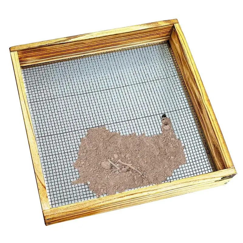 

Garden Soil Sifter Multifunctional Handheld Gravel Sifter Compost Soil Screen Sifters Wood Dirt Sieve Hand Sifting For Rock