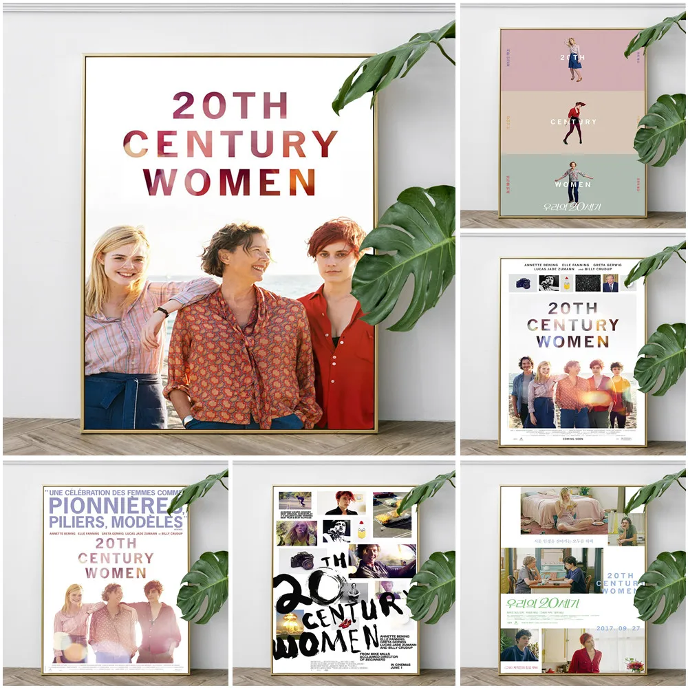 

20th Century Women Comedy Drama Film Art Print Poster Movie Canvas Painting Home Decor Wall Stickers
