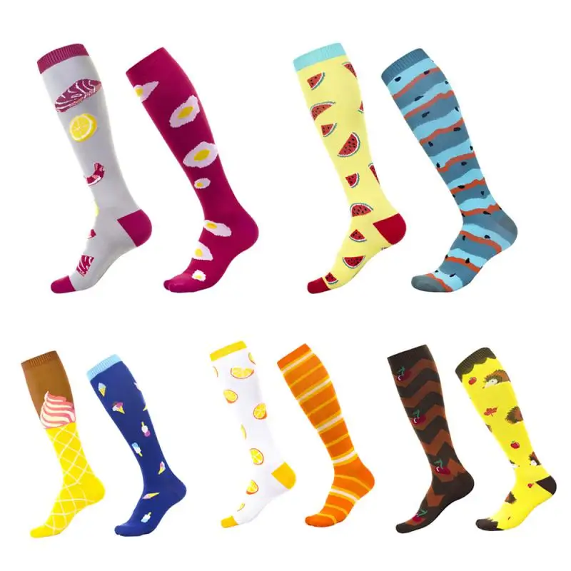 

1 Pairs Kids Compression Socks Slouch Socks Sports Breathable Riding Bike Sports Children Boy Girl Socks Protective Stockings