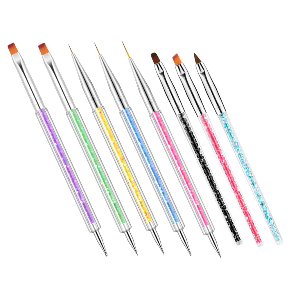 

Nail Dotting Tools Pen Pens Liner Brushe Brush Wear Resistant Painting Manicure Liners Watercolor Detailing Kit Sets Gell Polly