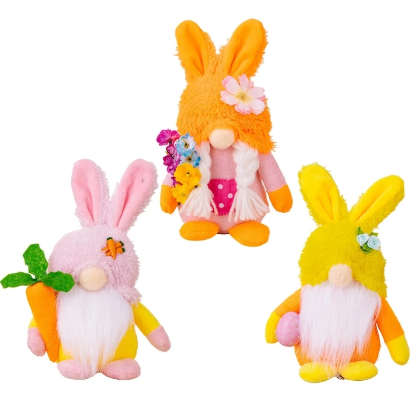 

Пасхальный кролик, гномы, декорации, скандинавский кролик, Безликий подарок, многоярусный поднос, весна, Пасха