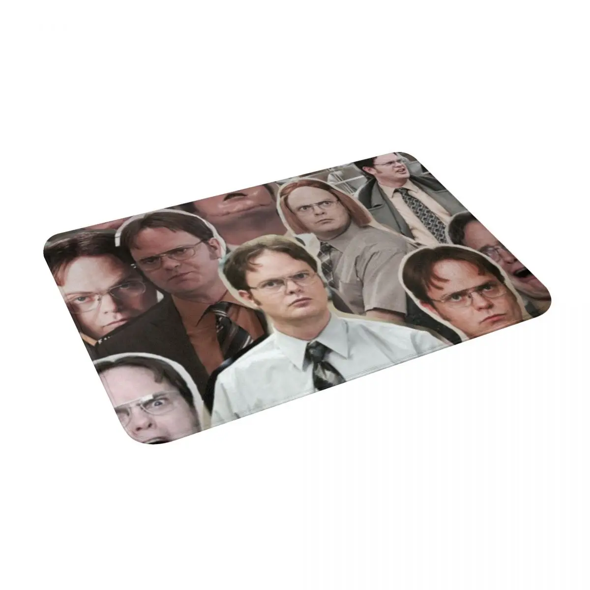 

Противоскользящий напольный коврик Dwight Schrute для двери в офисе, ванной, ковер для входа, гостиной, дома, кухни, моющийся бархатный ковер для сп...