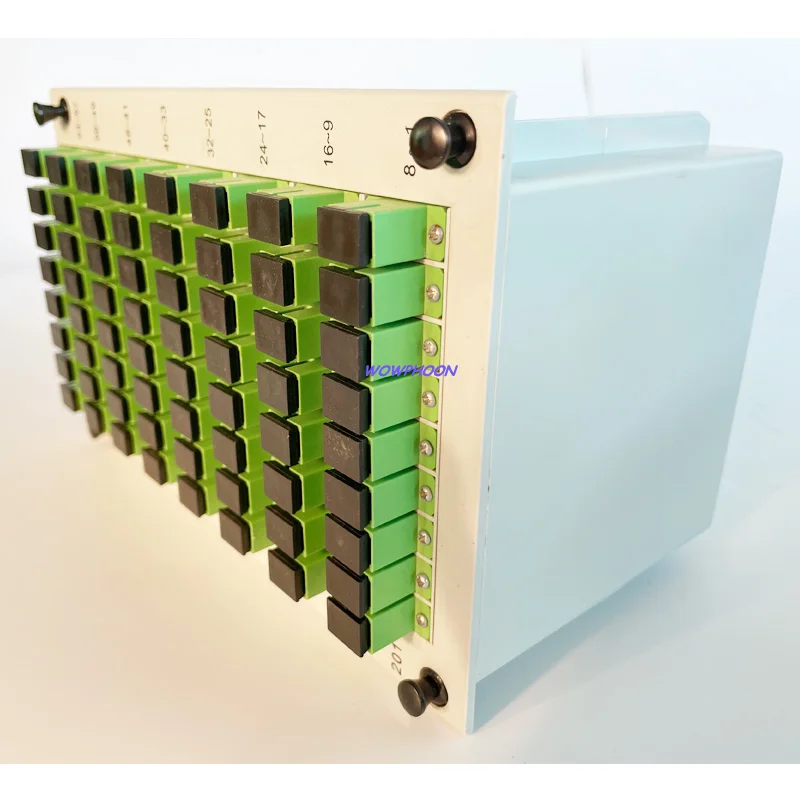 SC APC SC UPC 1X64 Fiber Optic Splitter Box Insert sheet Type Fiber Optical PLC Splitter SC UPC Insertion Splitters 1:64