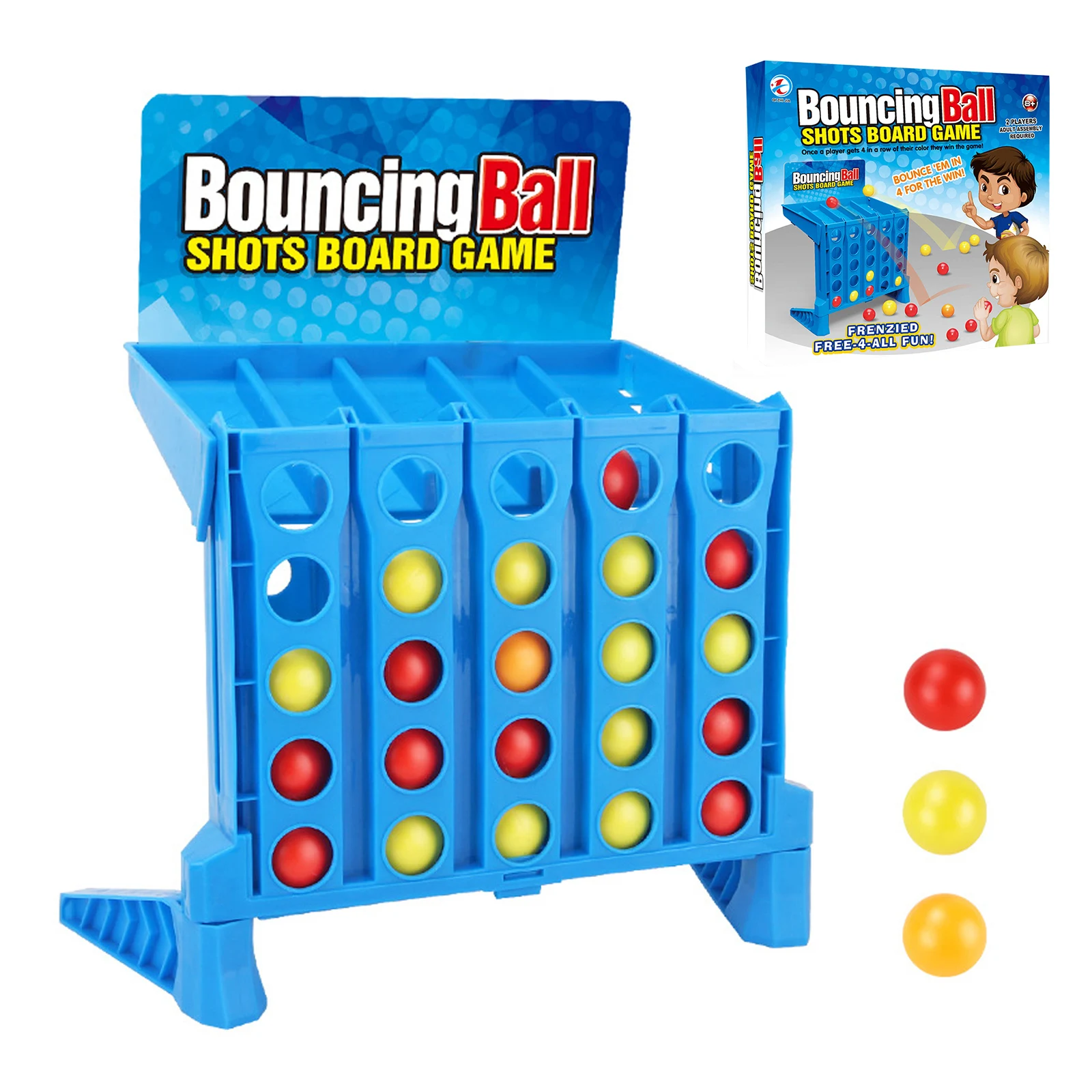 

Hot Jumping Balls Children Bouncing Linking Shots Connect 4 Shots Board Game Christmas Puzzle Kids Gifts Target Ball