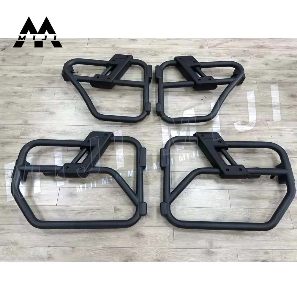 Трубчатые двери Miji черные стальные полудвери внедорожные тропы для Ford Bronco 2021 2022