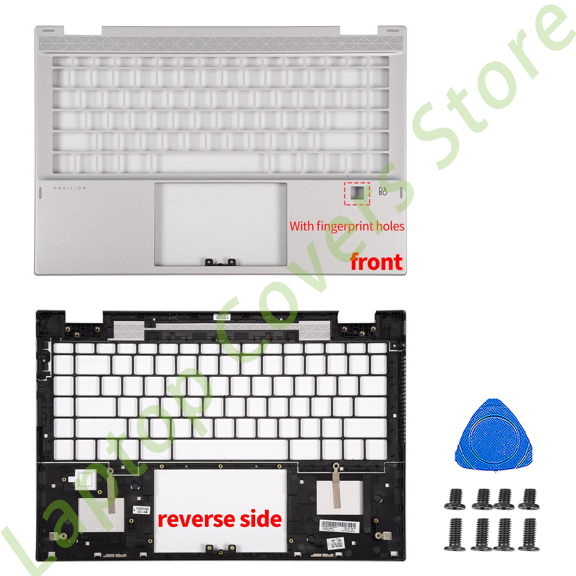 Новые чехлы для PAVILION X360 14-DW 14M-DW задняя крышка ЖК-дисплея Упор рук 6070B1745001 6070B1745004