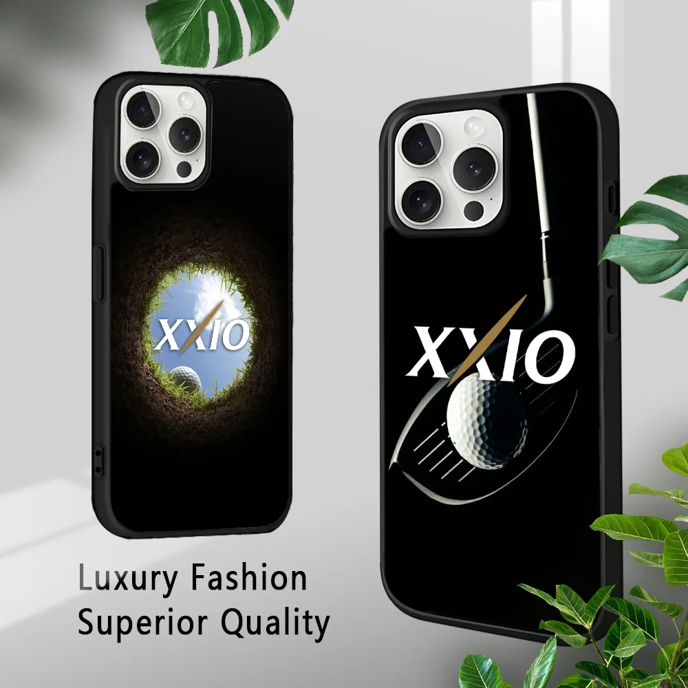 X-XxioS Golf Luxury Phone Case For IPhone 16 15 14 13 12 11 Pro Xs Max Mini Plus Celulares Hard Funda