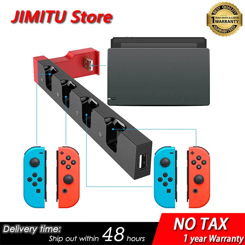 Switch OLED Joy Con Controller Charger Dock Stand Station Holder for Nintendo Switch NS Joy-Con Game Support Dock for Charging