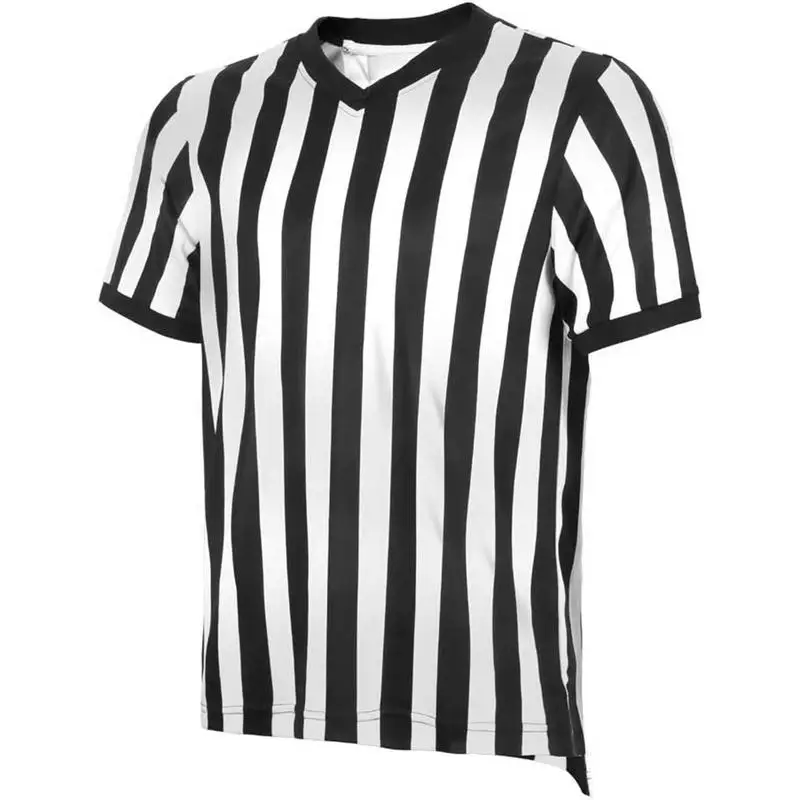 

Referee Costume Shirt Black And White Stripe Official Soccer Referee Official Referee Costume For Men Women A Good Sport Goods