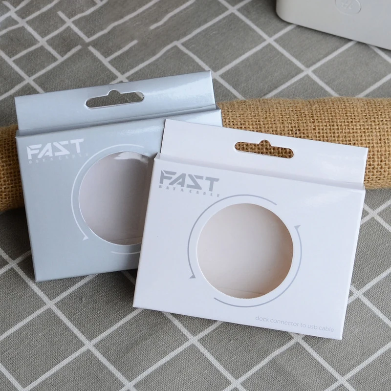 100 шт. упаковочная коробка для кабеля передачи данных зарядки телефона USB Type-C